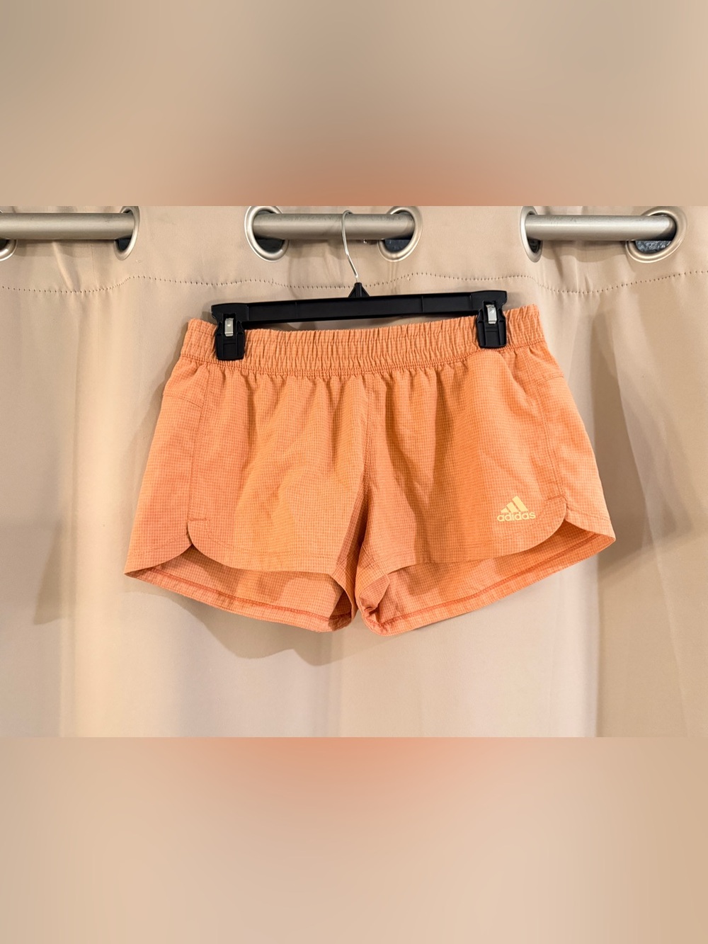 Adidas Women’s Peach-Orange Athletic Shorts
